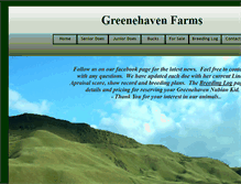Tablet Screenshot of greenehavenfarms.com